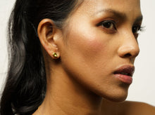 Load image into Gallery viewer, Clarity Drop Peridot 18K Yellow Gold Studs