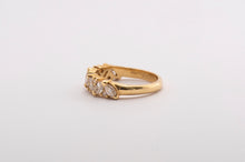 Load image into Gallery viewer, Marquise Diamond Half Eternity Ring 18K Yellow Gold
