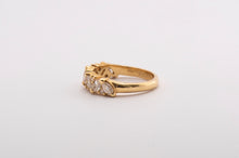 Load image into Gallery viewer, Marquise Diamond Half Eternity Ring 18K Yellow Gold
