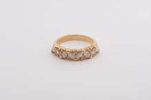 Load image into Gallery viewer, Marquise Diamond Half Eternity Ring 18K Yellow Gold