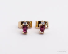 Load image into Gallery viewer, Hero Ruby 18K Yellow Gold Studs