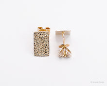Load image into Gallery viewer, Conscious Essential 18K Yellow Gold Studs
