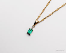 Load image into Gallery viewer, Hero Emerald 18K Yellow Gold Pendant
